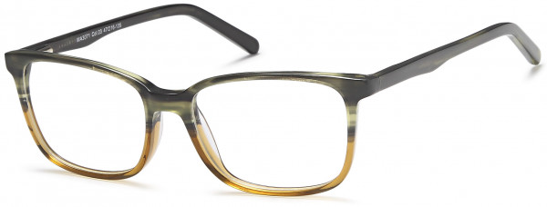 Menizzi M3071 Eyeglasses, 03-Olive/Honey