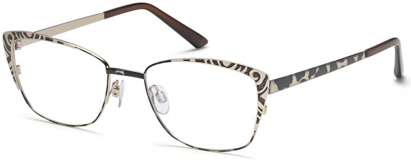 Menizzi M4034 Eyeglasses, 01-Gold/Black Demi