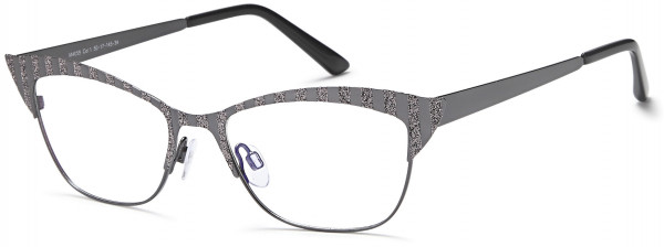Menizzi M4059 Eyeglasses, 01-Grey/Silver
