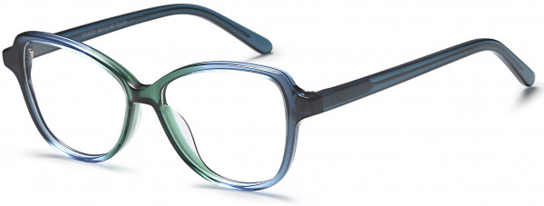 Menizzi M4055 Eyeglasses, 01-Blue/Green