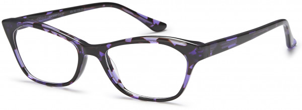 Menizzi M3088 Eyeglasses, 01-Purple Havana