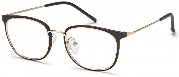 Menizzi M4023 Eyeglasses, 03-Black/Gold