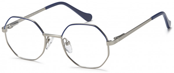 Menizzi MK507 Eyeglasses, 02-Blue/Silver