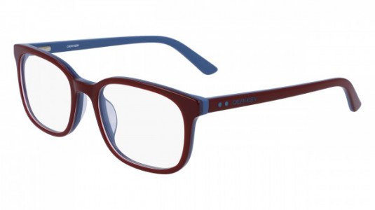 Calvin Klein CK19514 Eyeglasses, (603) OXBLOOD/BLUE