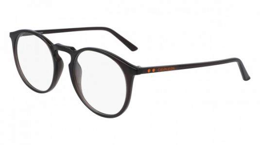 Calvin Klein CK19517 Eyeglasses, (201) CRYSTAL DARK BROWN