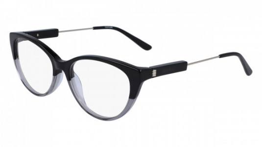 Calvin Klein CK19706 Eyeglasses, (074) BLACK/CRYSTAL SMOKE GRADIENT