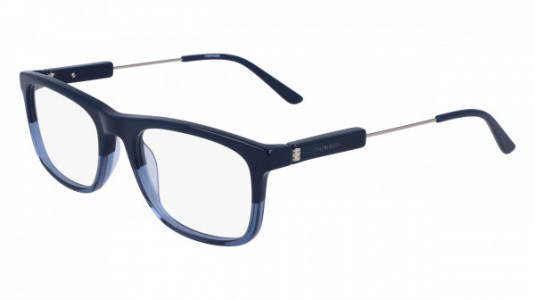 Calvin Klein CK19707 Eyeglasses, (418) NAVY/CRYSTAL BLUE GRADIENT