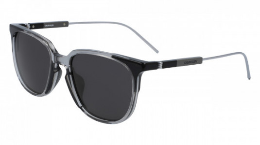 Calvin Klein CK19700S Sunglasses, (072) CRYSTAL SMOKE/BLACK