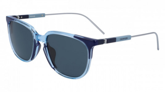 Calvin Klein CK19700S Sunglasses, (449) CRYSTAL BLUE/NAVY
