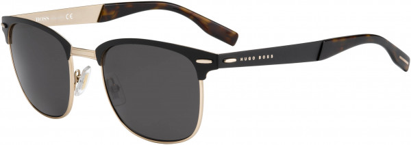 HUGO BOSS Black Boss 0595/N/S Sunglasses, 0I46 Black Gold
