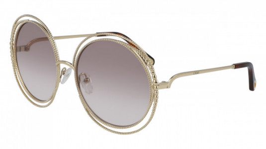 Chloé CE114SC Sunglasses, (722) GOLD/GRADIENT LIGHT BROWN