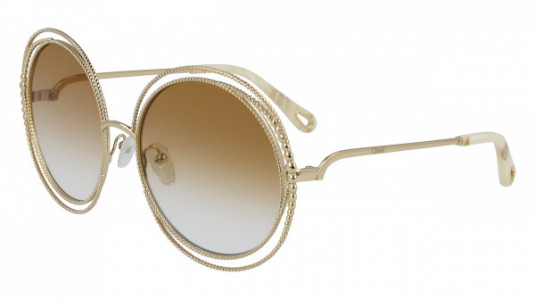 Chloé CE114SC Sunglasses, (837) GOLD/GRADIENT BRICK