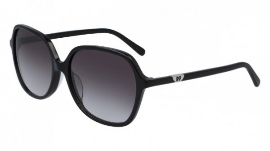 Diane Von Furstenberg DVF666S HEATHER Sunglasses, (001) BLACK