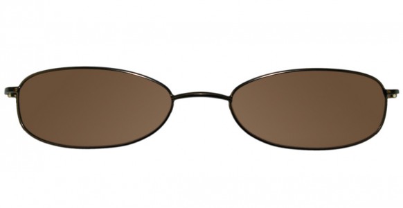 EasyClip Q4066 Eyeglasses, SATIN BROWN AND COPPER