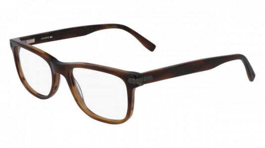 Lacoste L2841 Eyeglasses, (210) STRIPED BROWN