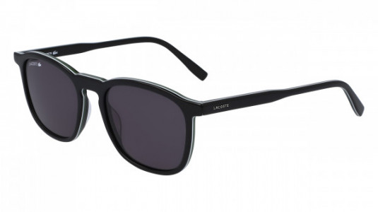 Lacoste L901S Sunglasses, (001) BLACK/WHITE/GREEN