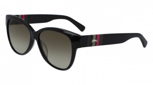 Longchamp LO635S Sunglasses, (001) BLACK