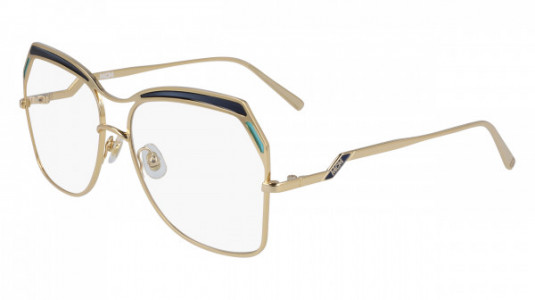 MCM MCM2122 Eyeglasses, (740) SHINY GOLD/BLUE