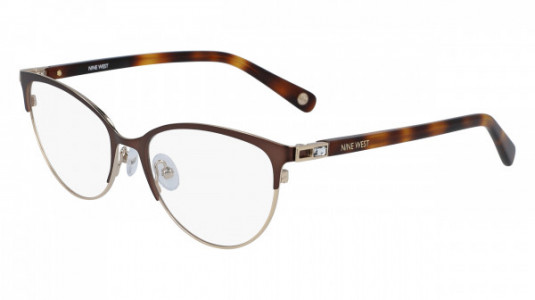 Nine West NW1084 Eyeglasses, (210) BROWN