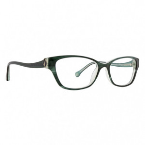Trina Turk Leighton Eyeglasses, Evergreen
