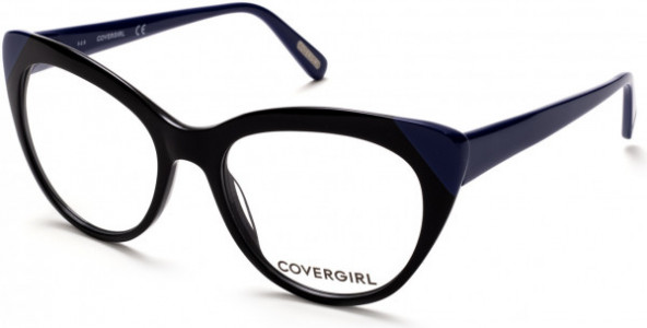 CoverGirl CG0480 Eyeglasses, 005 - Black/other