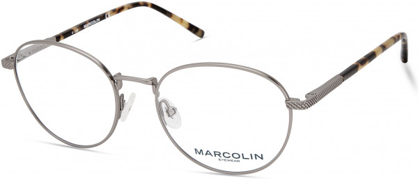 Marcolin MA3018 Eyeglasses, 008 - Shiny Gunmetal