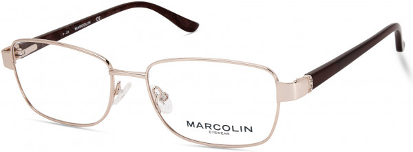 Marcolin MA5018 Eyeglasses, 028 - Shiny Rose Gold