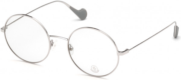 Moncler ML5047 Eyeglasses, 016 - Shiny Palladium