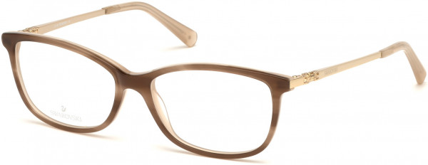 Swarovski SK5285 Eyeglasses, 047 - Light Brown/other