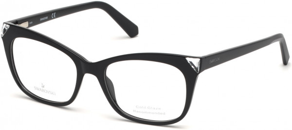 Swarovski SK5292 Eyeglasses, 001 - Shiny Black