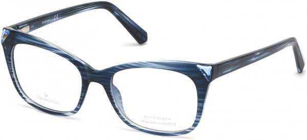 Swarovski SK5292 Eyeglasses, 092 - Blue/other