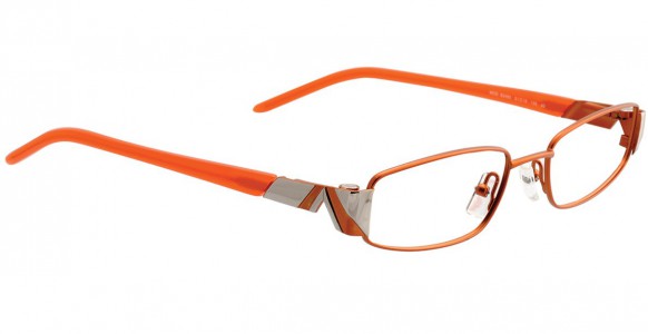 EasyClip S2450 Eyeglasses, SATIN DARK ORANGE