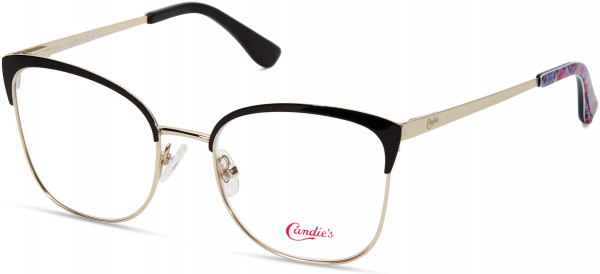Candie's Eyes CA0171 Eyeglasses, 001 - Shiny Black