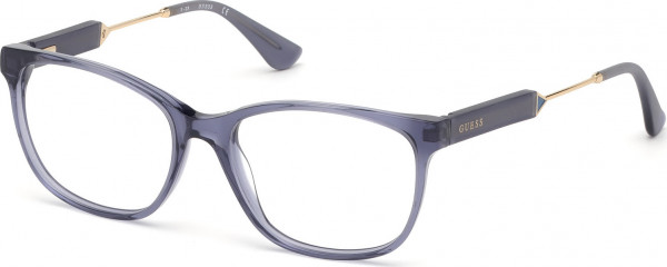 Guess GU2717 Eyeglasses, 090 - Shiny Blue / Shiny Blue