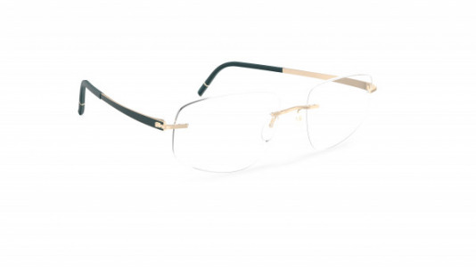 Silhouette Momentum fg Eyeglasses, 5540 Teal / Brass