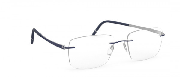 Silhouette Momentum gh Eyeglasses, 4510 Silver / Pacific Blue