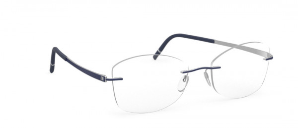 Silhouette Momentum hd Eyeglasses, 4510 Silver / Pacific Blue