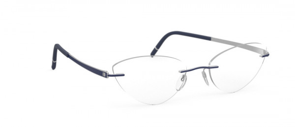 Silhouette Momentum he Eyeglasses, 4510 Silver / Pacific Blue