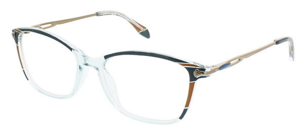 ClearVision ARABELLA Eyeglasses, Blue Multi