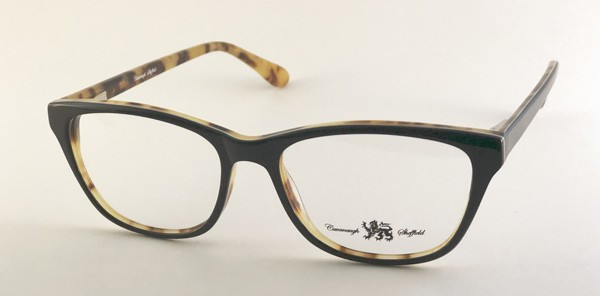 Cavanaugh & Sheffield CS6090 Eyeglasses, 1-Black/White/Tortoise