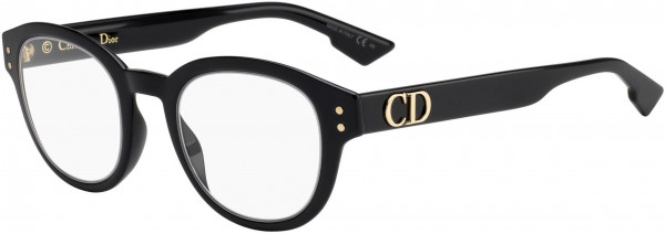 Christian Dior Diorcd 2 Eyeglasses, 0807 Black