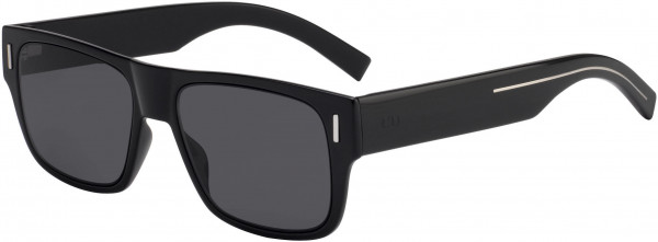 Dior Homme Dior Fraction 4 Sunglasses, 0807 Black