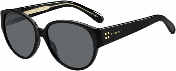 Givenchy GV 7122/S Sunglasses, 0807 Black