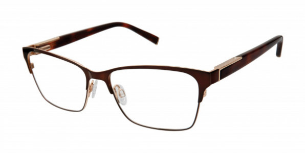 Kate Young K327 Eyeglasses, Dark Brown (DBR)