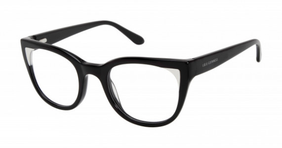 Lulu Guinness L919 Eyeglasses, Black/White Lamination (BLK)