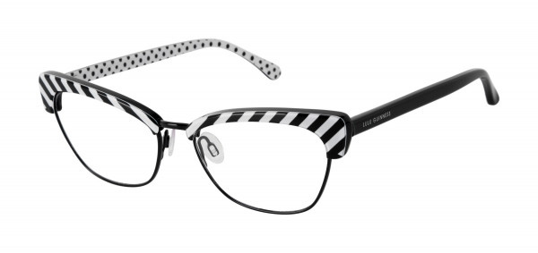 Lulu Guinness L787 Eyeglasses, Black With Print (BLK)