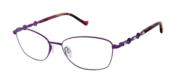 Tura R570 Eyeglasses, Eggplant (EGG)