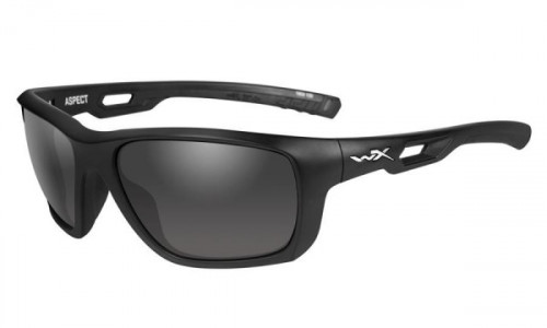 Wiley X WX ASPECT Sunglasses, (ACASP01) ASPECT GREY LENS / MATTE BLACK FRAME