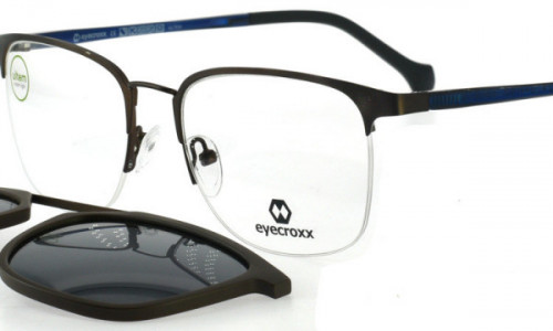 Eyecroxx EC573MD Eyeglasses, C2 Bronze Blue