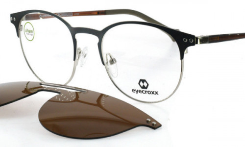 Eyecroxx EC578MD Eyeglasses, C2 Brown Gold